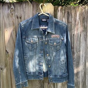 Women’s Harley Davidson denim jacket M